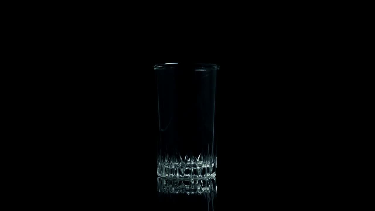 Clean water being poured into a glass